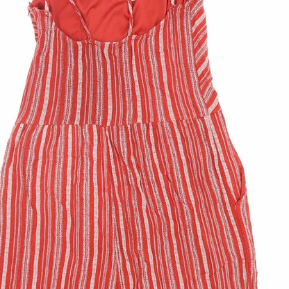 One Clothing Womens Red 100% Polyester Shorts One-Piece Size S L3 in Zip