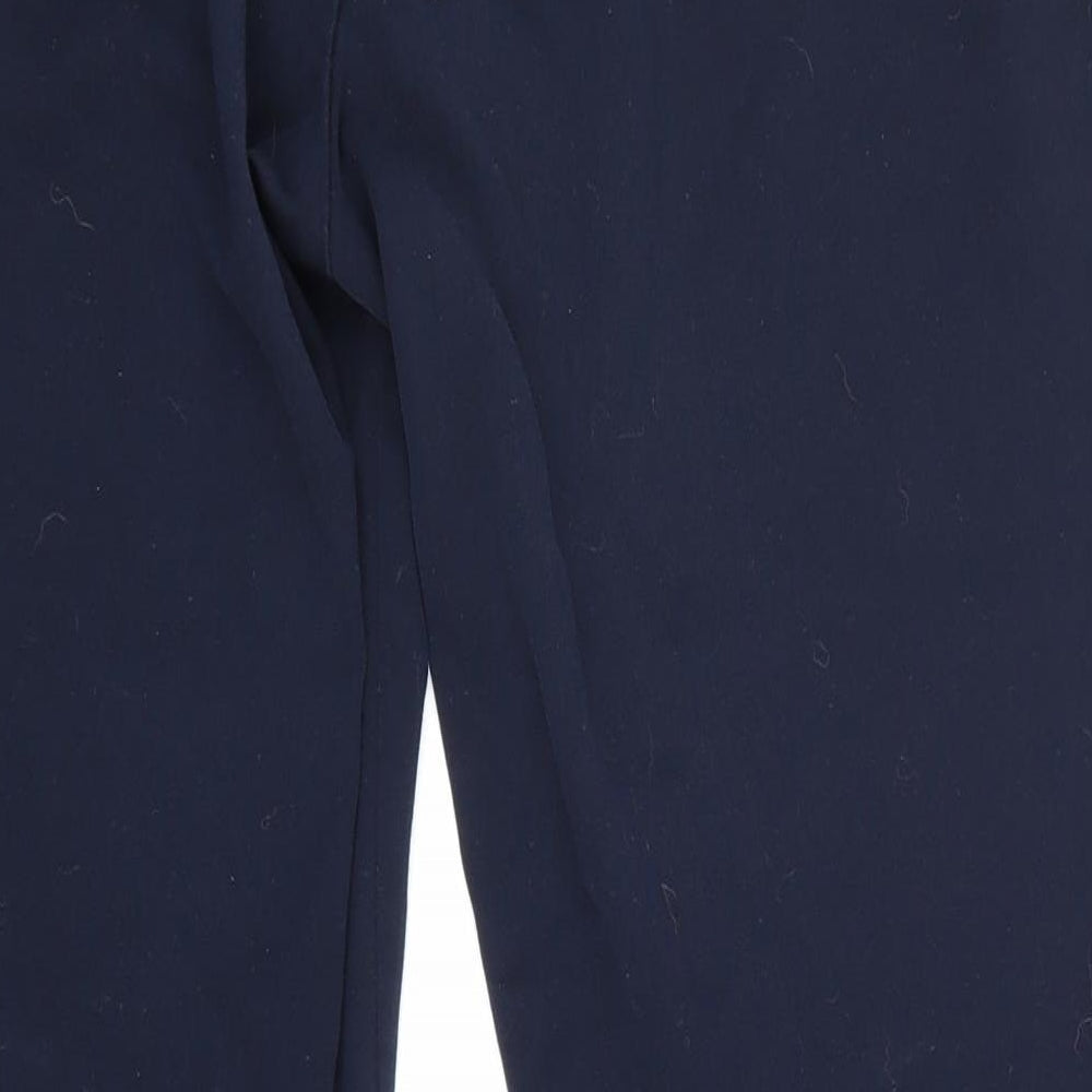 Womens UK Size 18 Marks and Spencer Slim Fit Bloomer Blue Trousers