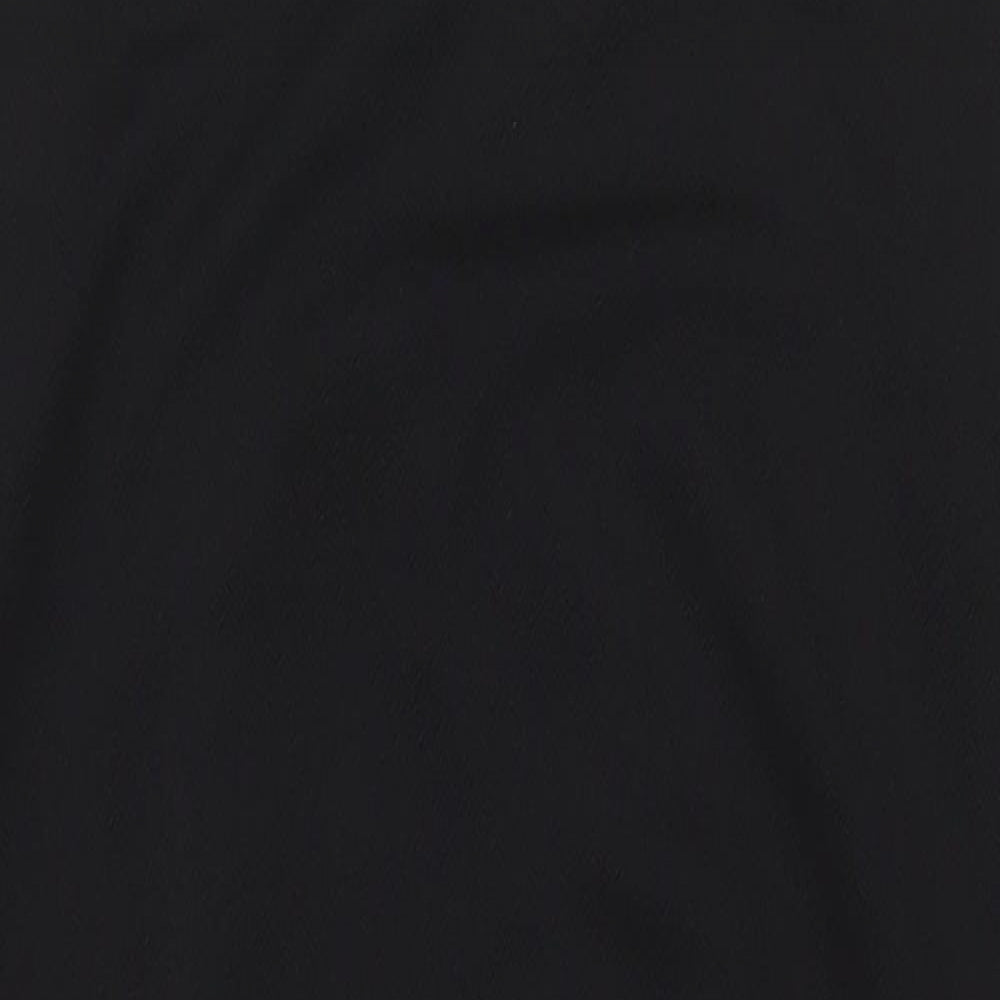 PRETTYLITTLETHING Womens Black Polyester Tank Dress Size 10 Round Neck