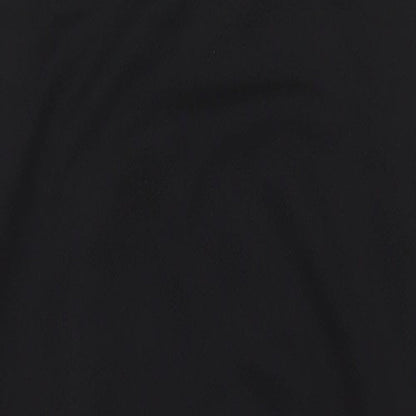 PRETTYLITTLETHING Womens Black Polyester Tank Dress Size 10 Round Neck
