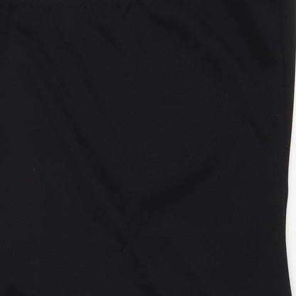 PRETTYLITTLETHING Womens Black Polyester Tank Dress Size 10 Round Neck