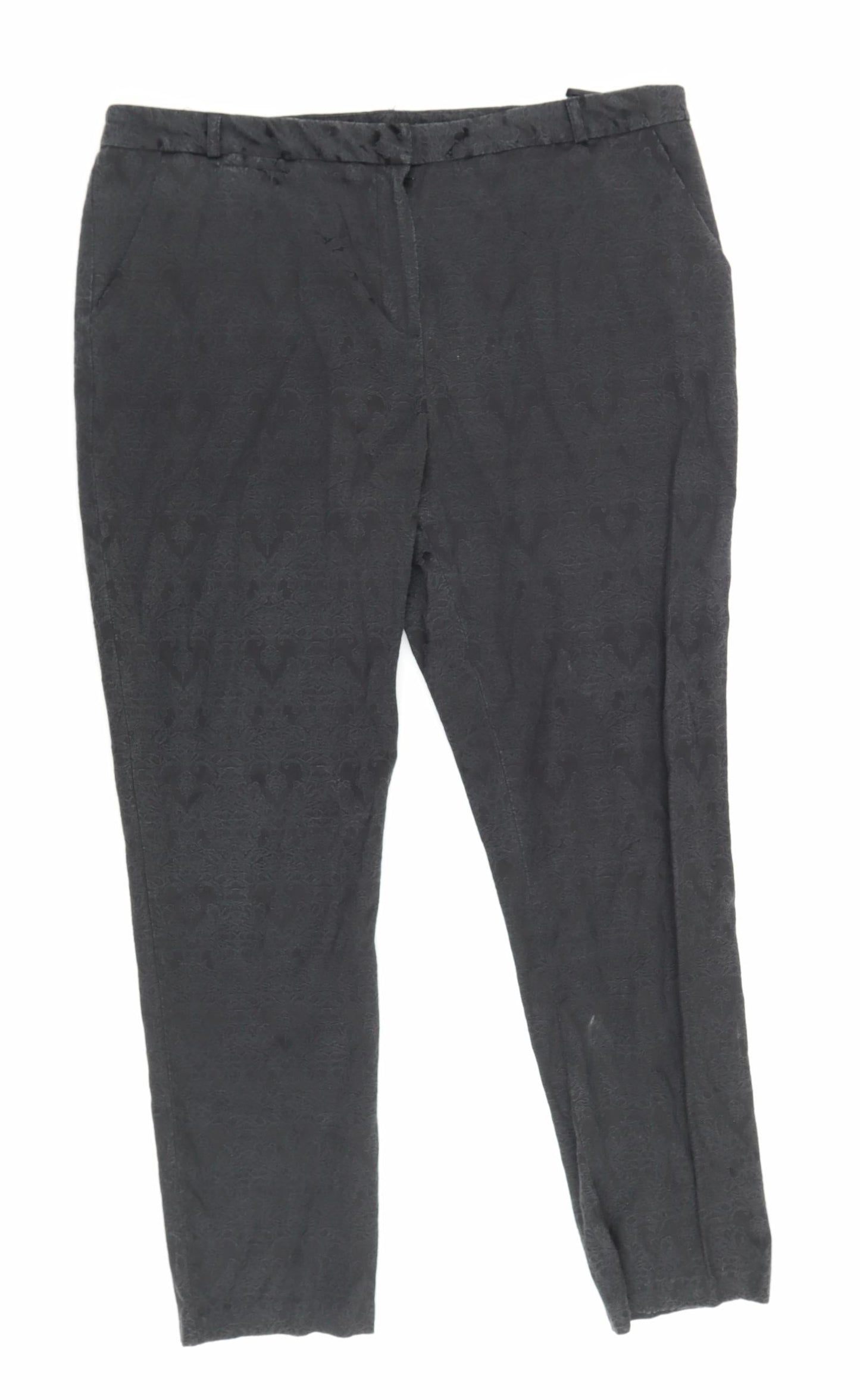 Womens UK Size 18 Atmosphere Regular Fit Bloomer Black Trousers