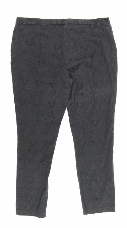 Womens UK Size 18 Atmosphere Regular Fit Bloomer Black Trousers
