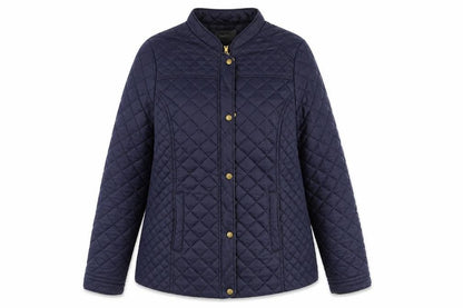 Womens UK Size 14 South Blue Quilted Coat