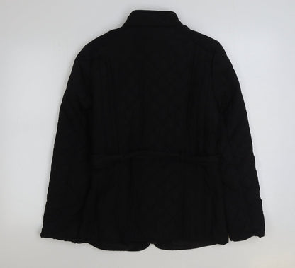 Womens UK Size 10 BHS Black Puffer Jacket
