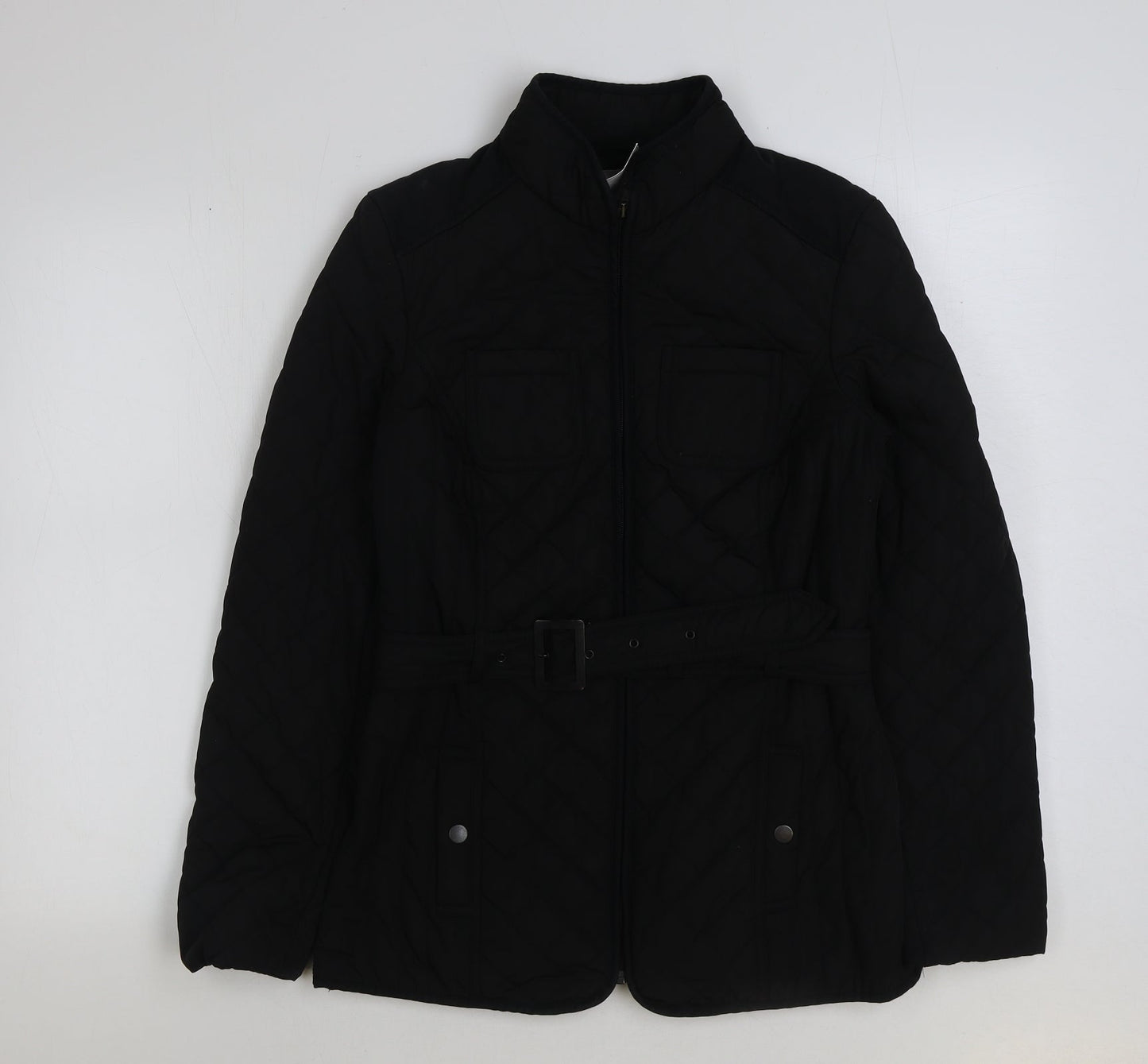 Womens UK Size 10 BHS Black Puffer Jacket