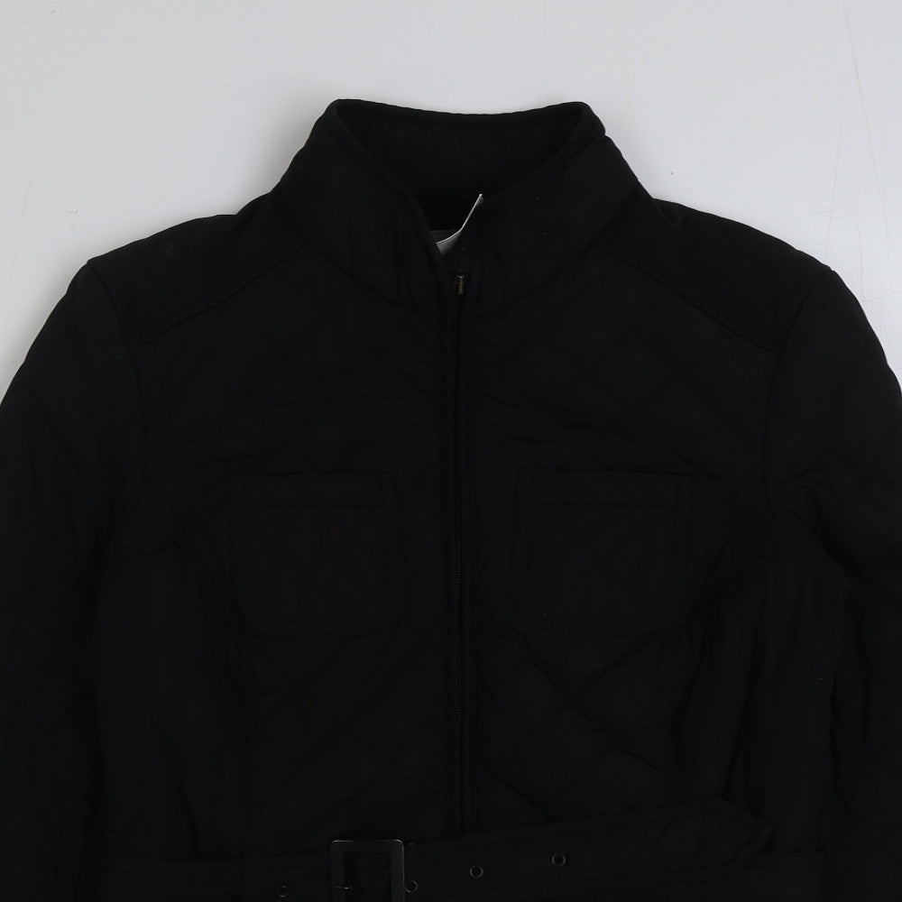 Womens UK Size 10 BHS Black Puffer Jacket