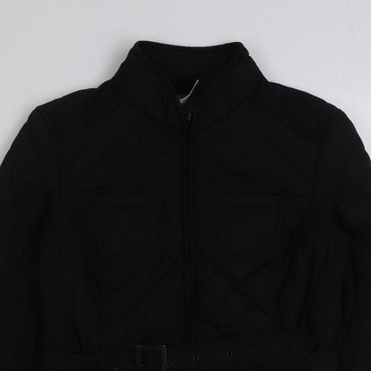 Womens UK Size 10 BHS Black Puffer Jacket