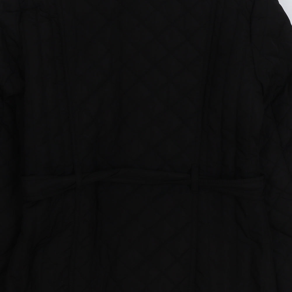 Womens UK Size 10 BHS Black Puffer Jacket