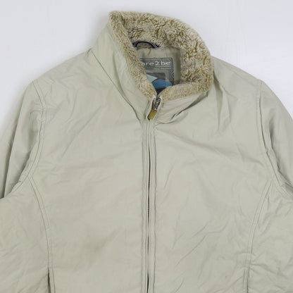 Dare2Be Womens Ivory Jacket Coat Size 12 Zip