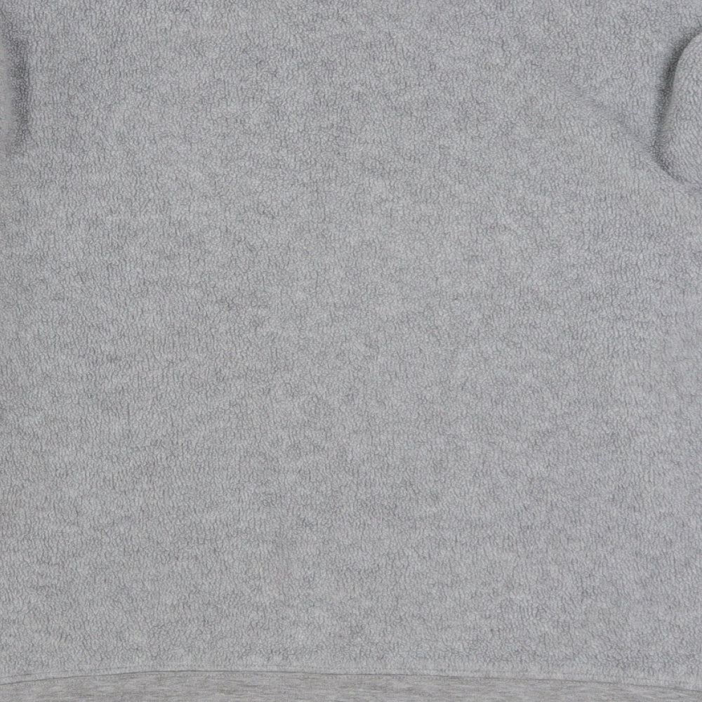 Topshop Womens Grey Polyester Pullover Sweatshirt Size 6 Pullover
