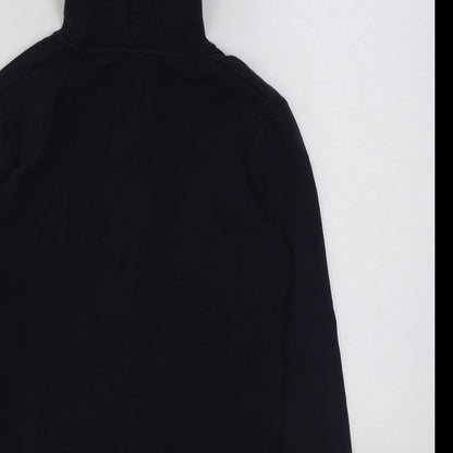 Zara Womens Blue Cotton Full Zip Hoodie Size S Zip
