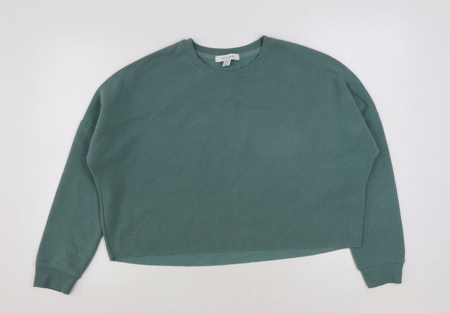Primark Womens Blue Polyester Pullover Sweatshirt Size 10 Pullover
