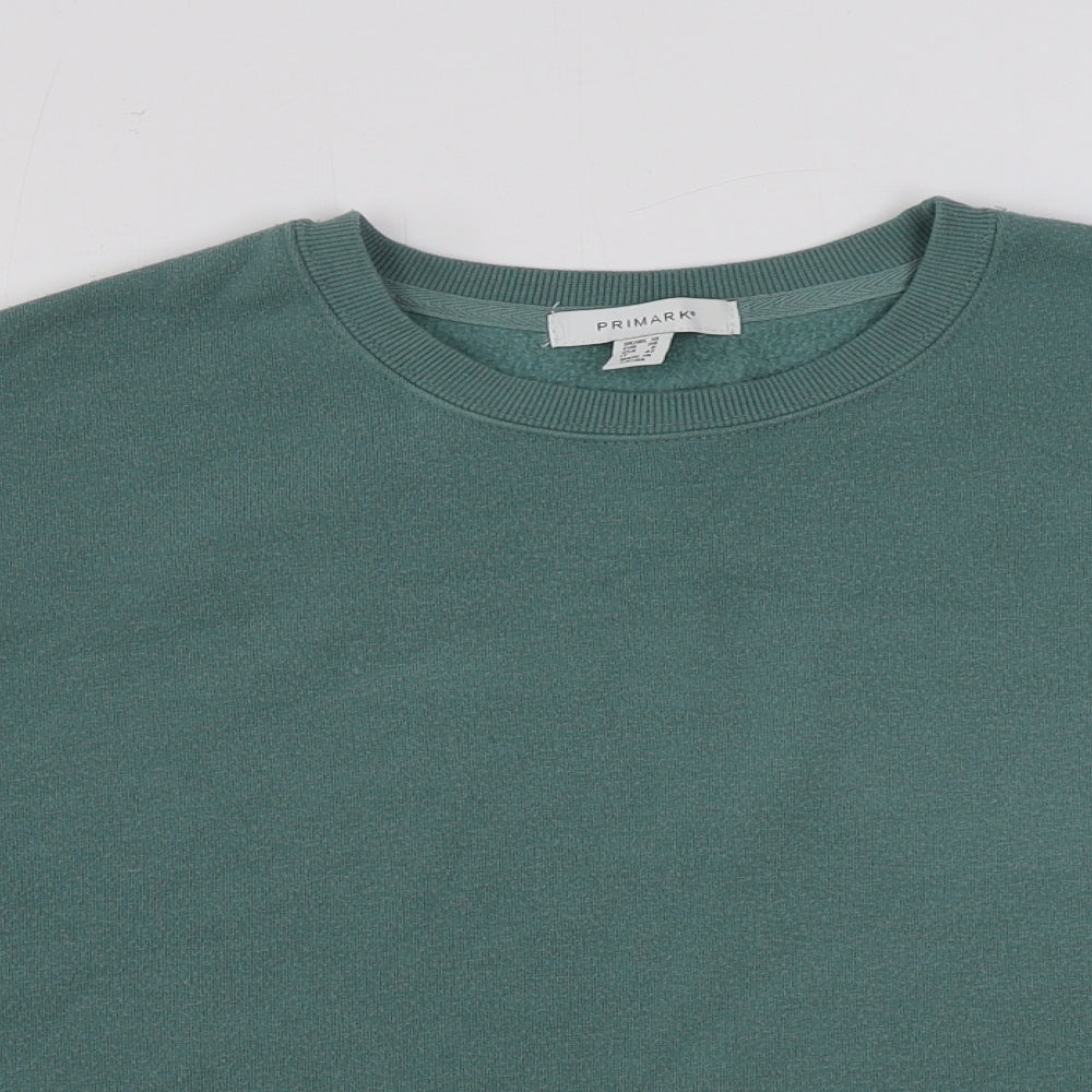Primark Womens Blue Polyester Pullover Sweatshirt Size 10 Pullover