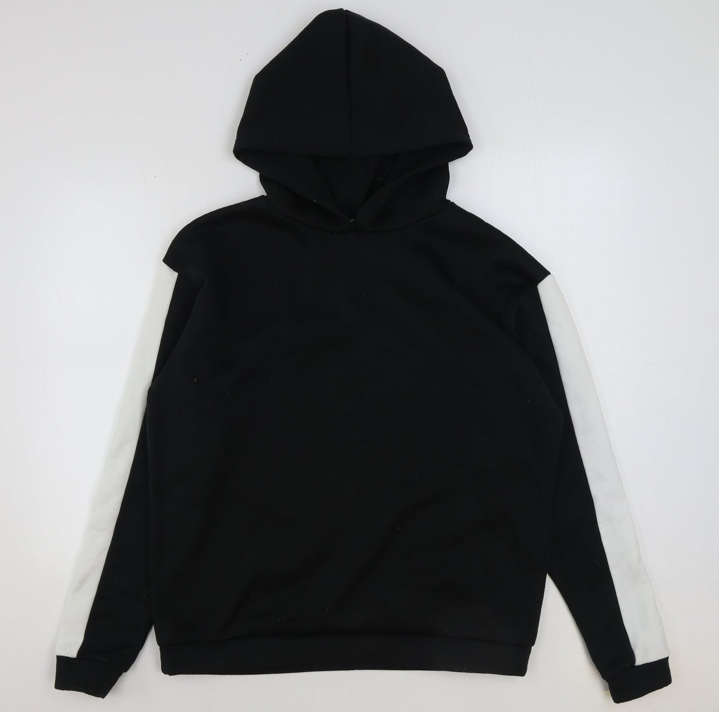 Womens UK Size 8 Boohoo Black Pullover Hoodie