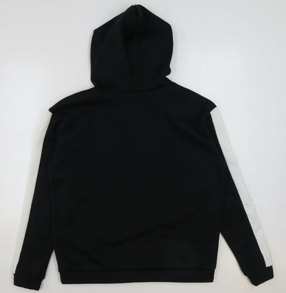 Womens UK Size 8 Boohoo Black Pullover Hoodie