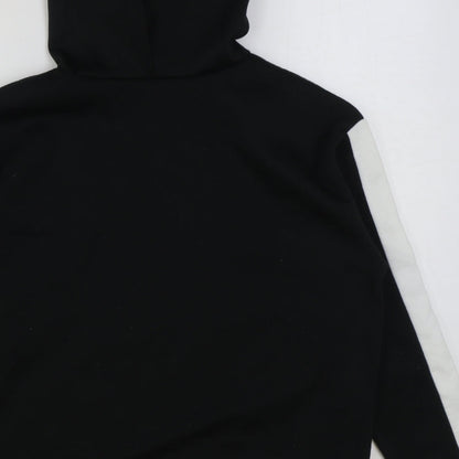 Womens UK Size 8 Boohoo Black Pullover Hoodie