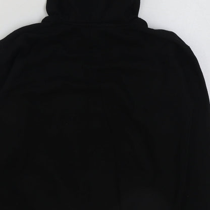 Preworn Boys Black Polyester Pullover Hoodie Size 7-8 Years Pullover