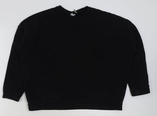 Womens UK Size 12 ASOS Black Pullover Sweatshirt
