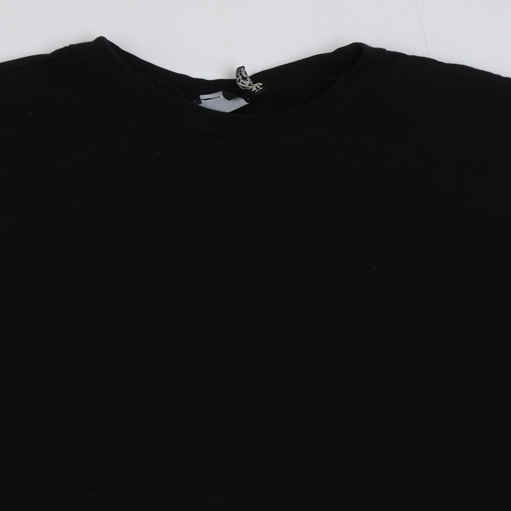 Womens UK Size 12 ASOS Black Pullover Sweatshirt