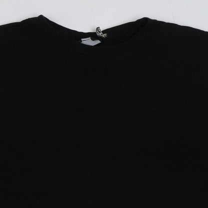 Womens UK Size 12 ASOS Black Pullover Sweatshirt