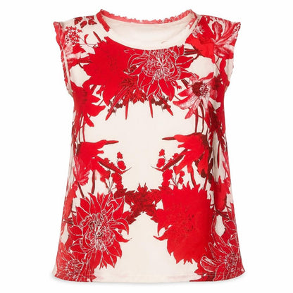 Womens UK Size L Saint Tropez Clothing Red Basic Blouse