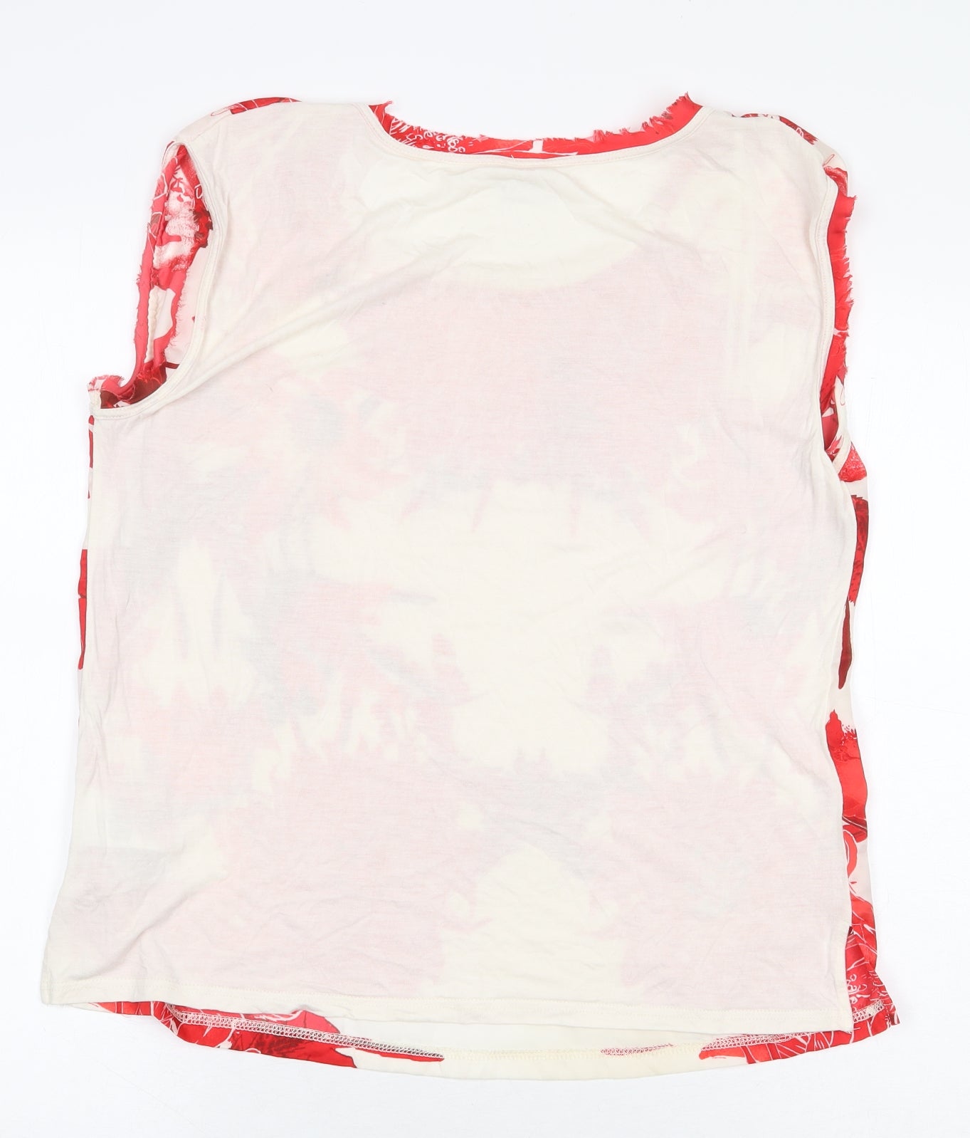 Womens UK Size L Saint Tropez Clothing Red Basic Blouse