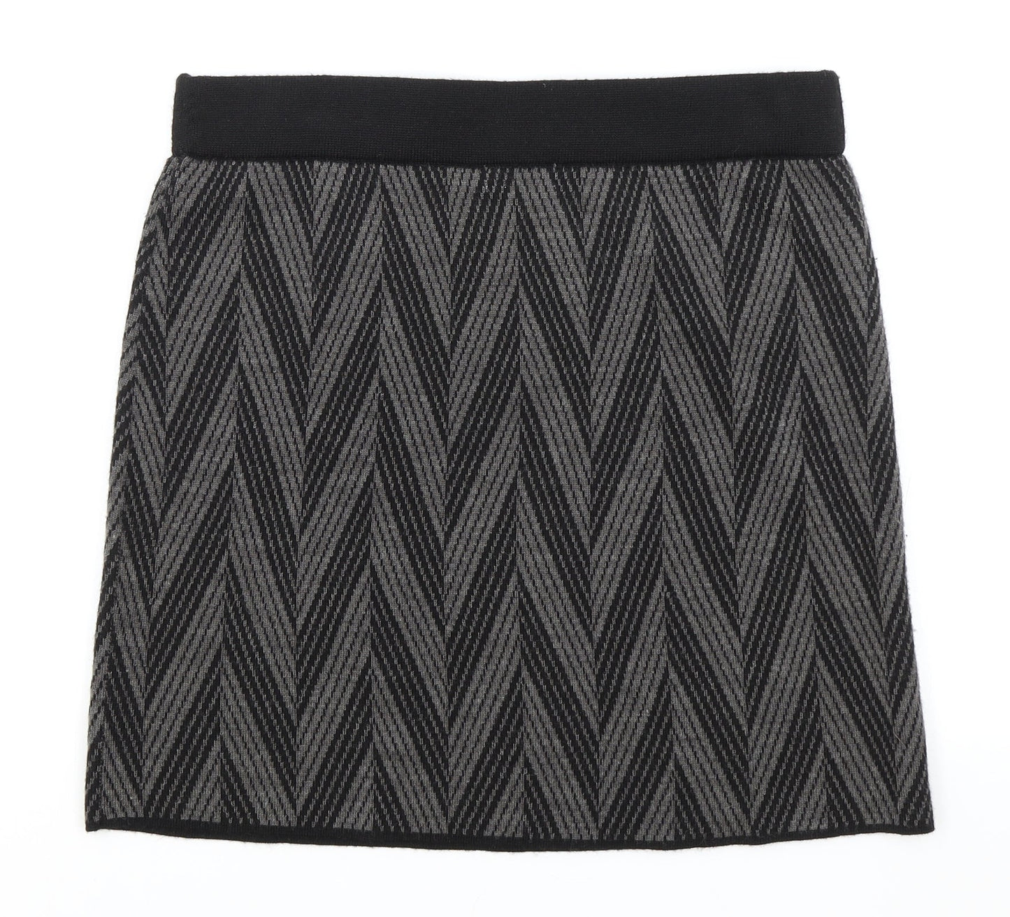 Kenar Womens Brown Geometric Acrylic Mini Skirt Size L