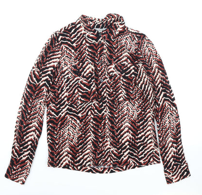 Womens UK Size 6 Oliver Bonas Multicoloured Basic Button-Up
