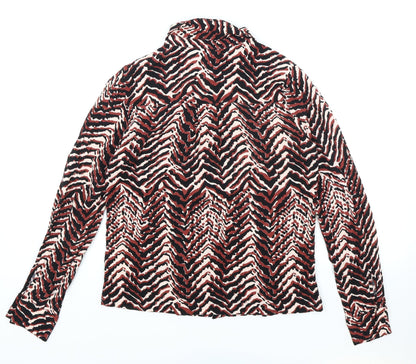 Womens UK Size 6 Oliver Bonas Multicoloured Basic Button-Up