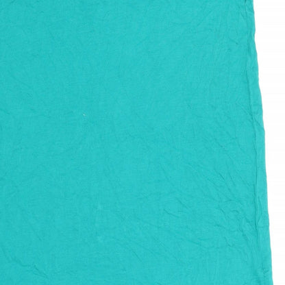 Womens UK Size L Marks and Spencer Green Basic Tank