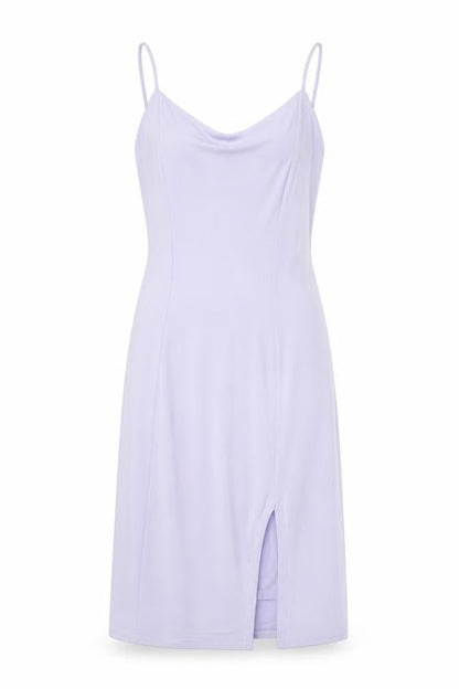 River Island Womens Purple Viscose Bodycon Size 6 V-Neck Pullover