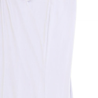 River Island Womens Purple Viscose Bodycon Size 6 V-Neck Pullover