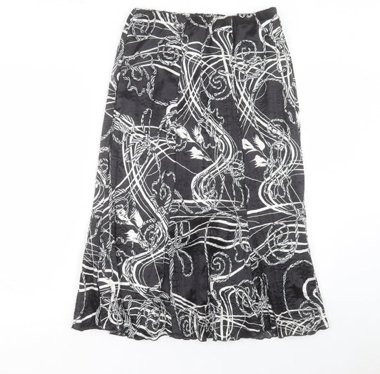 Womens UK Size 14 Saloos A-Line Chiffon Skirt