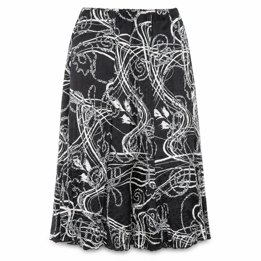 Womens UK Size 14 Saloos A-Line Chiffon Skirt