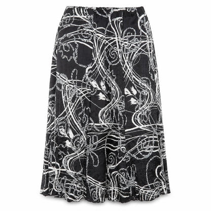 Womens UK Size 14 Saloos A-Line Chiffon Skirt