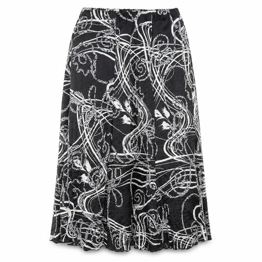 Womens UK Size 14 Saloos A-Line Chiffon Skirt