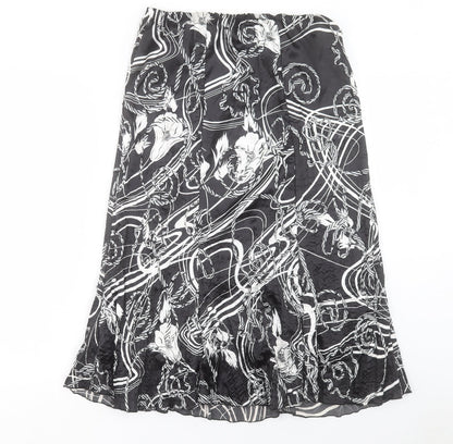 Womens UK Size 14 Saloos A-Line Chiffon Skirt