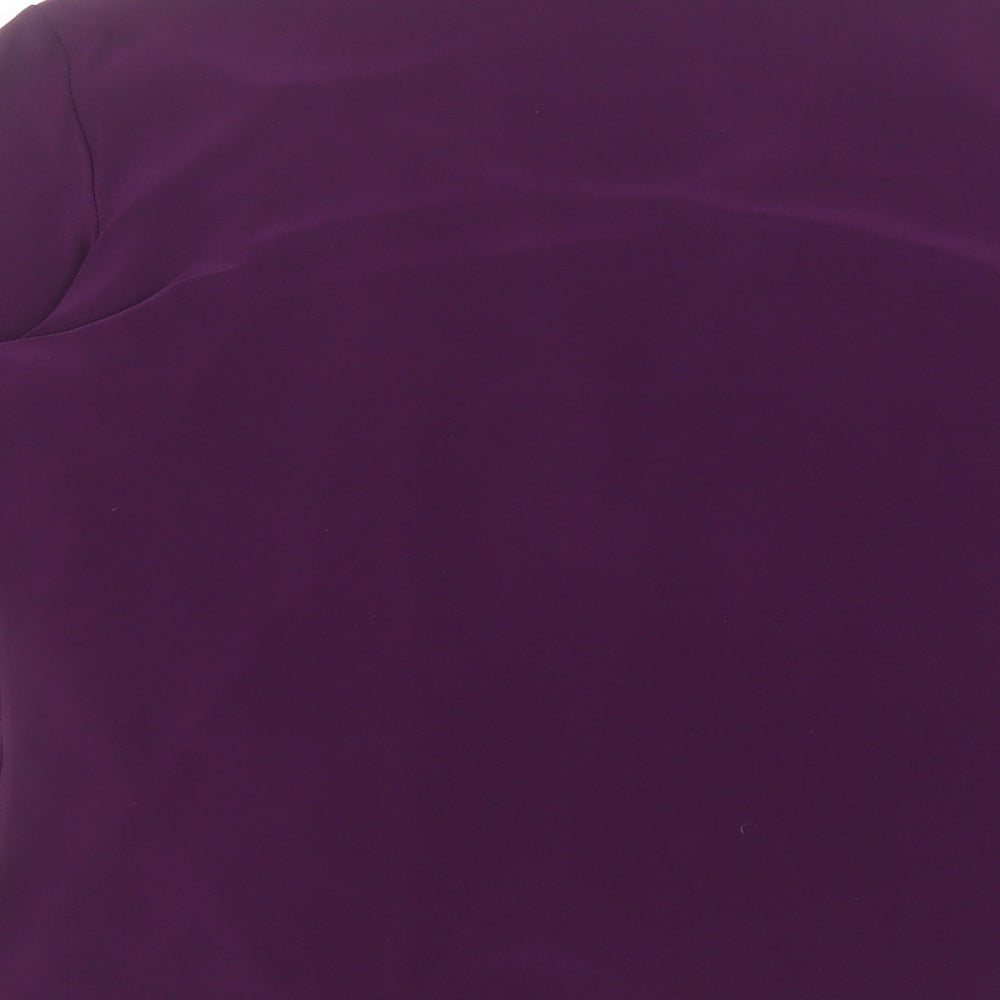 Womens UK Size 12 Jenny Lloyd Purple Basic T-Shirt