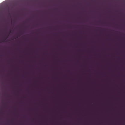 Womens UK Size 12 Jenny Lloyd Purple Basic T-Shirt