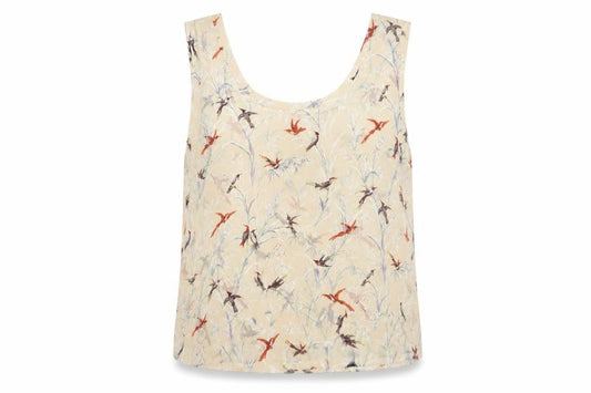 Womens UK Size M New Look Beige Camisole Tank