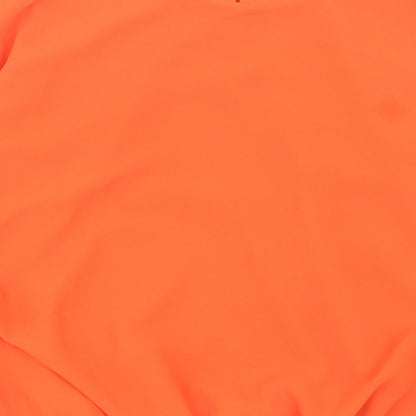 Womens UK Size 8 Apricot Orange Basic T-Shirt