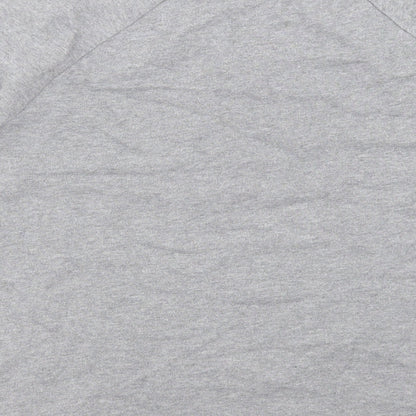 Matalan Womens Grey Cotton Pullover Sweatshirt Size 14 Pullover