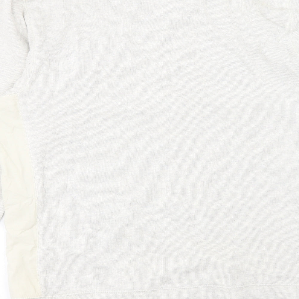 George Mens Beige Cotton Pullover Sweatshirt Size L