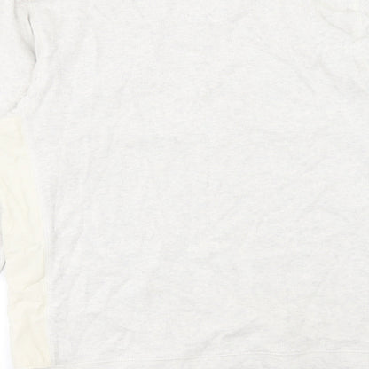 George Mens Beige Cotton Pullover Sweatshirt Size L