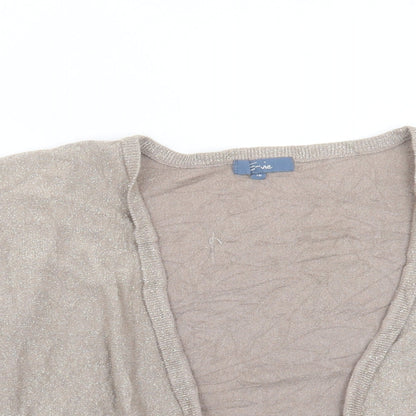 Womens UK Size 16 evie Gold Cardigan Jumper