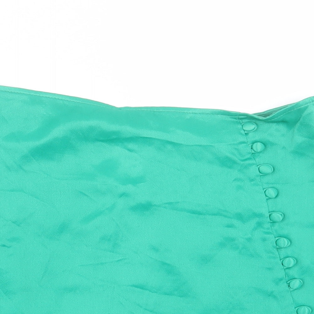 Womens UK Size S Zara A-Line Satin Skort