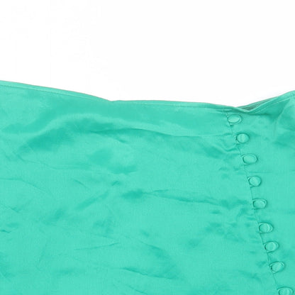 Womens UK Size S Zara A-Line Satin Skort