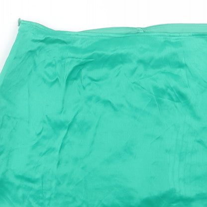 Womens UK Size S Zara A-Line Satin Skort