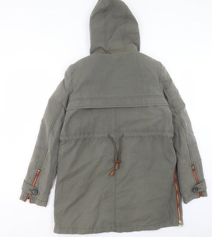 Womens UK Size XS Zara Green Jacket